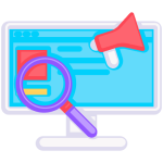 Display banners icon representing Advantage Interactive’s expertise in creating eye-catching visuals for programmatic and retargeting campaigns.