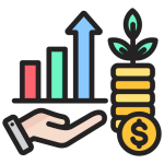Digital analytics dashboard showing conversion data, emphasizing Advantage Interactive’s success in optimizing ad performance for high ROI.