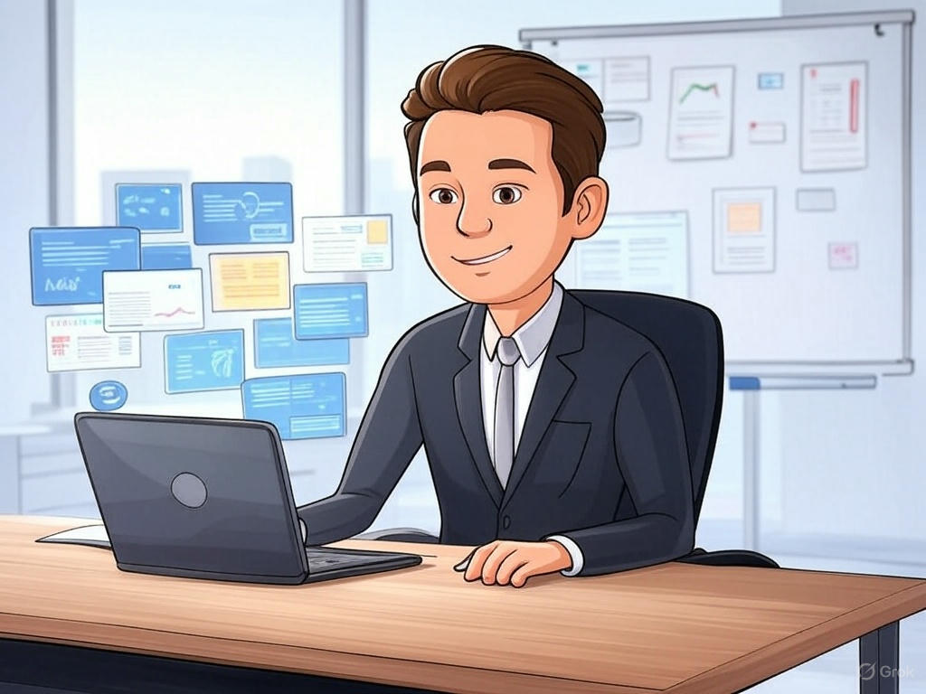 client checking his advantage interactive dashboard